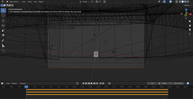 Camera Animation from COLMAP