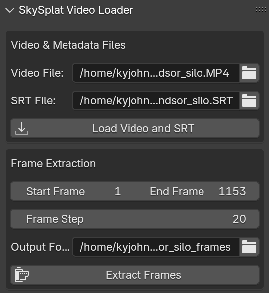 Video Loader Panel